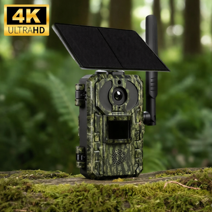 Camera de chasse 4G - avec panneau solaire intégré