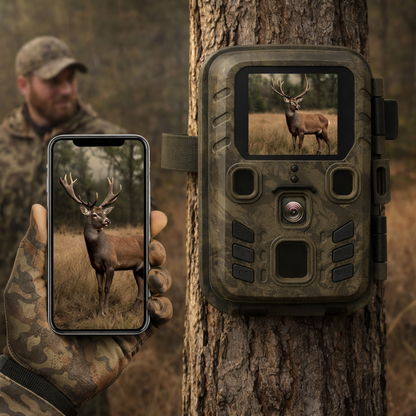 Caméra de chasse 1080P avec Wi-Fi – surveillance en temps réel